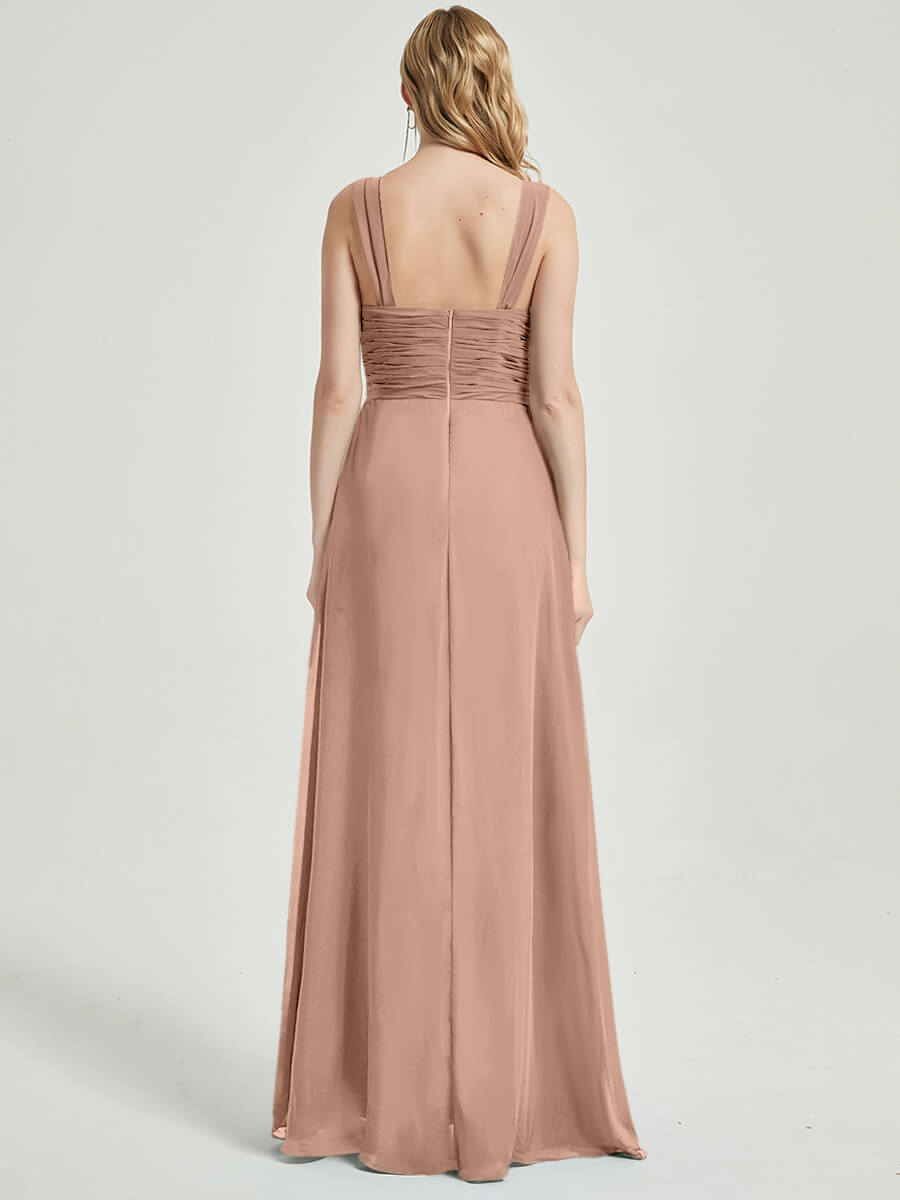 English Rose Chiffon Bridesmaid Dress Rosalind