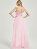 Floor Length With Backless Area Bridesmaid Dress