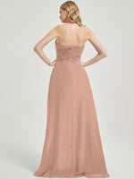 Floor-Length With Backless Area Bridesmaid Dress