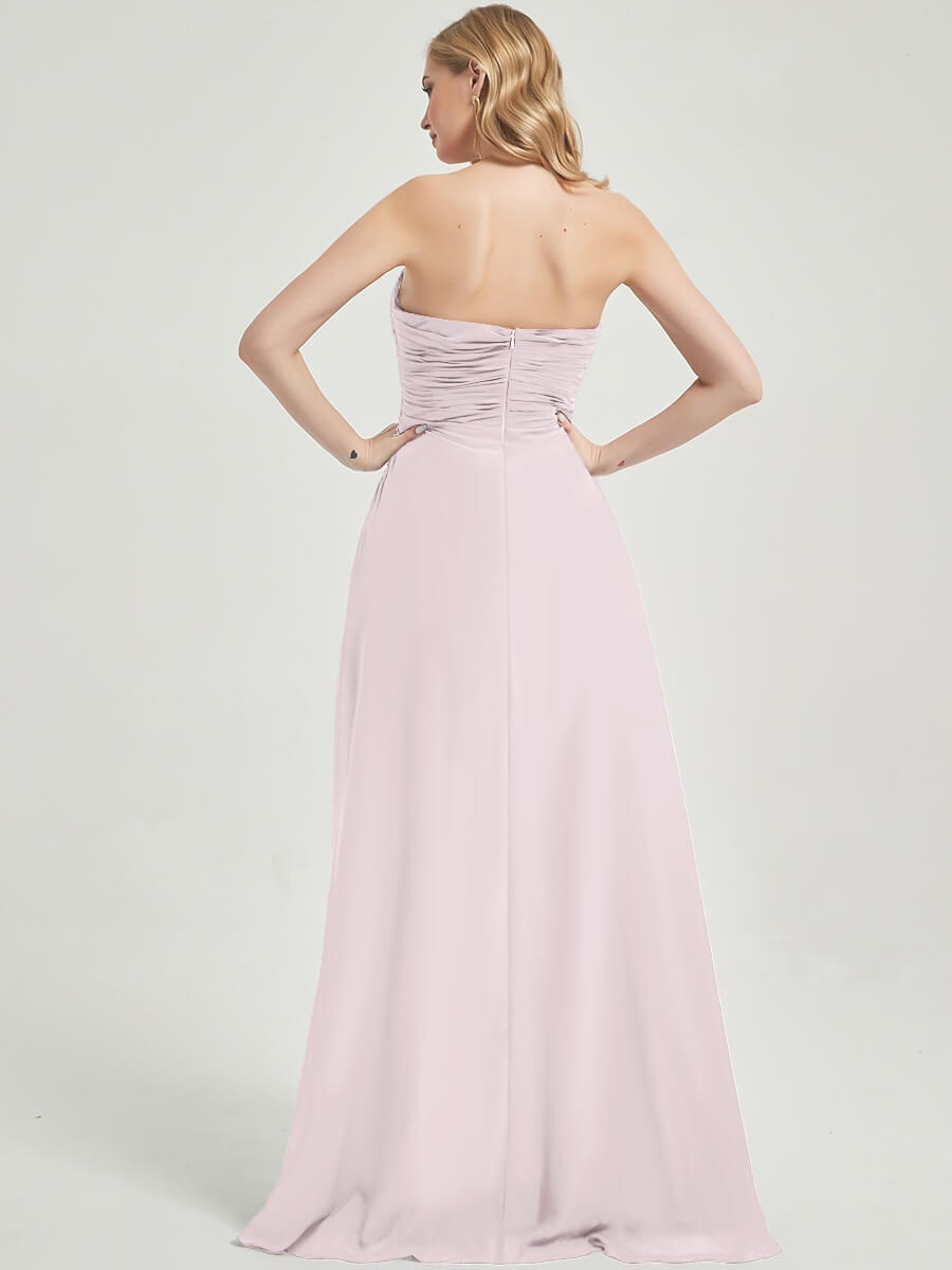 Pale Rose Chiffon Bridesmaid Dress Abigail