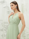 Sage Green Chiffon Wrap Bridesmaid Dress Evalleen for Women From NZ Bridal