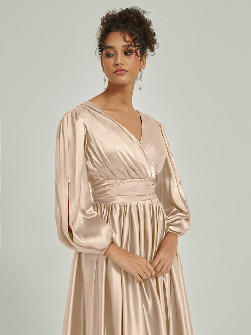 josie dress in champagne Retrofete Josie Maxi Dress In Champagne - 70% Off