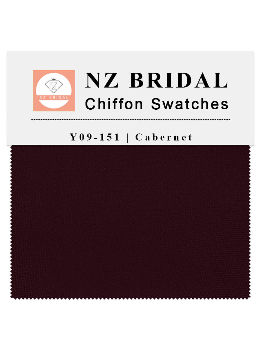 Cabernet Fabric Swatch Samples Chiffon