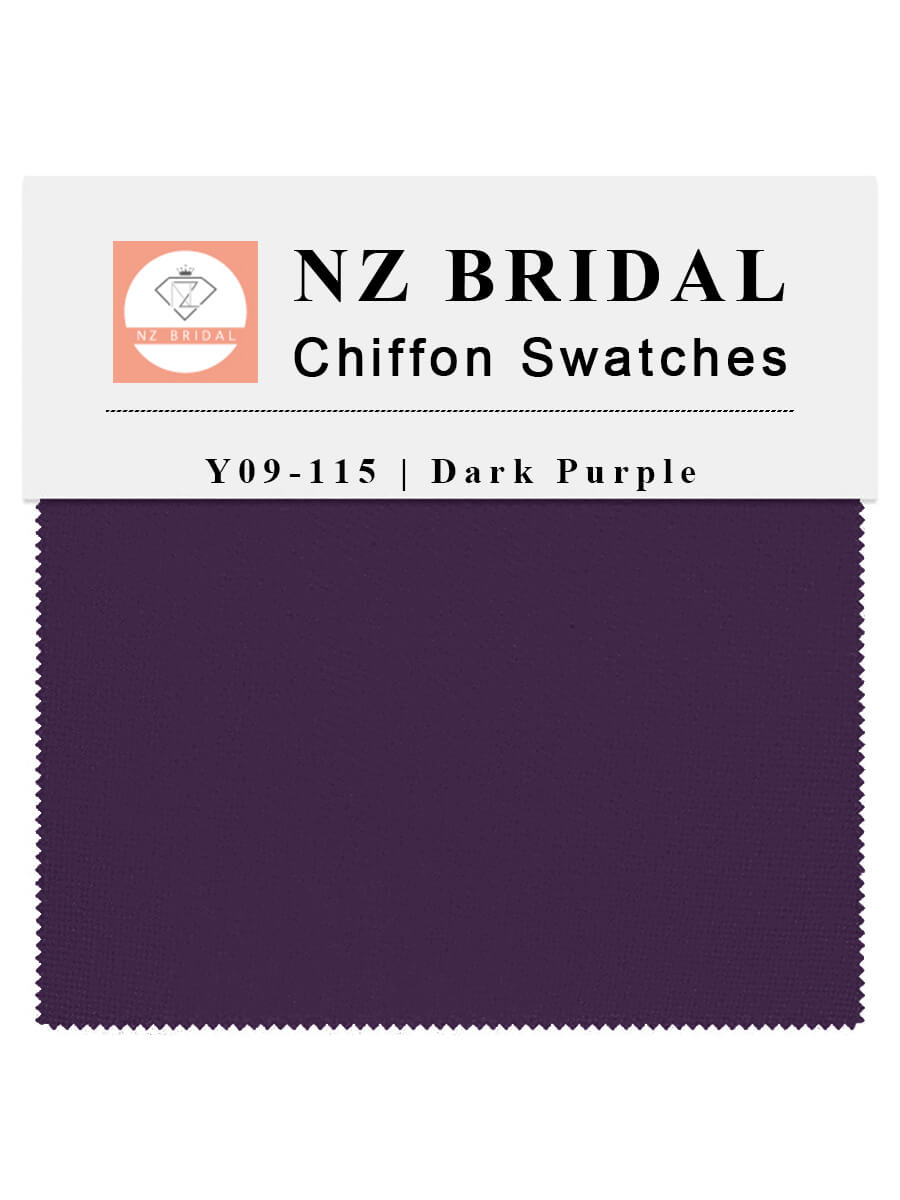 Dark Navy Fabric Swatch Samples Chiffon