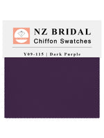 Dark Navy Fabric Swatch Samples Chiffon