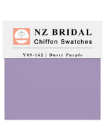 Dusty Purple Fabric Swatch Samples Chiffon