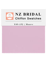 Mauve Fabric Swatch Samples Chiffon