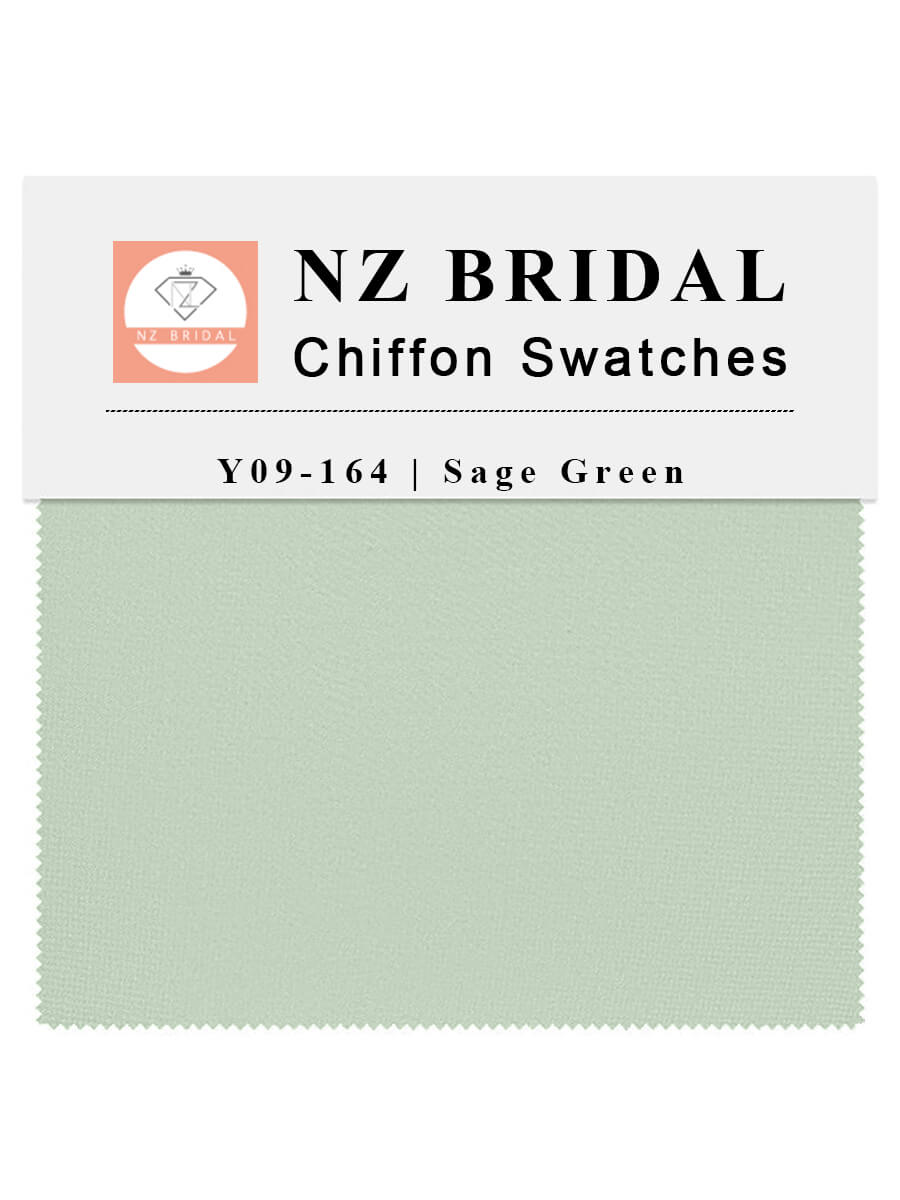 Sage Green Fabric Swatch Samples Chiffon