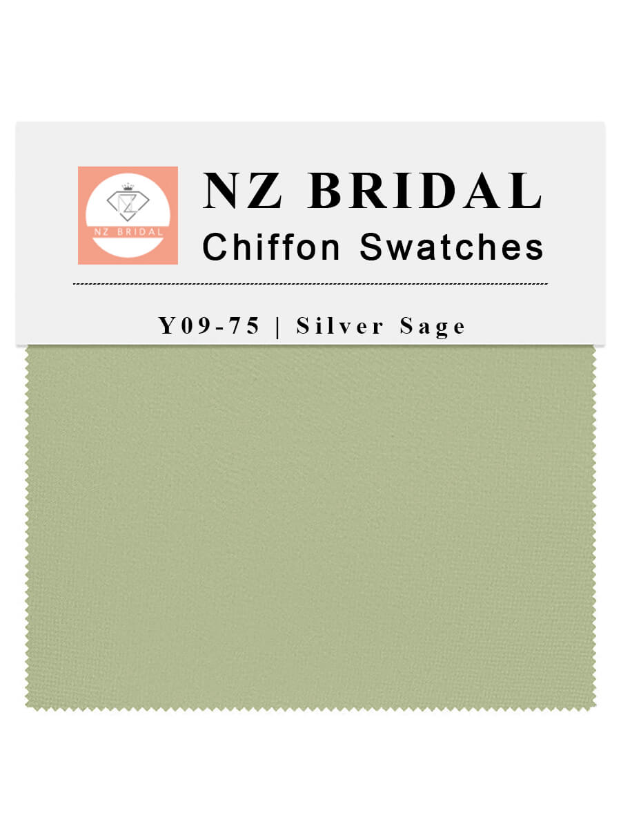 Silver Sage Fabric Swatch Samples Chiffon