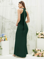 Emerald Green Maxi Satin bridesmaid dresses EB30520 Emerson NZ Bridal b