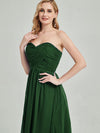 Eucalyptus Strapless Sweetheart  Chiffon Maternity Bridesmaid Dress