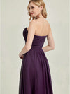 Emerald Green Strapless Sweetheart  Chiffon Maternity Bridesmaid Dress