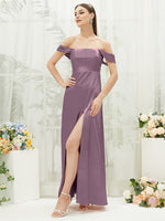Muti Way Wisteria Satin Maxi bridesmaid dresses BG30212 Mina NZ Bridal d