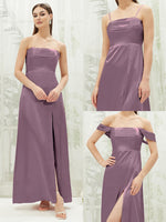 Muti Way Wisteria Satin Maxi bridesmaid dresses BG30212 Mina NZ Bridal g1