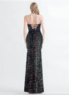 NZ Bridal Black Multi Sequin Maxi Prom Dress 31155 Victoria b