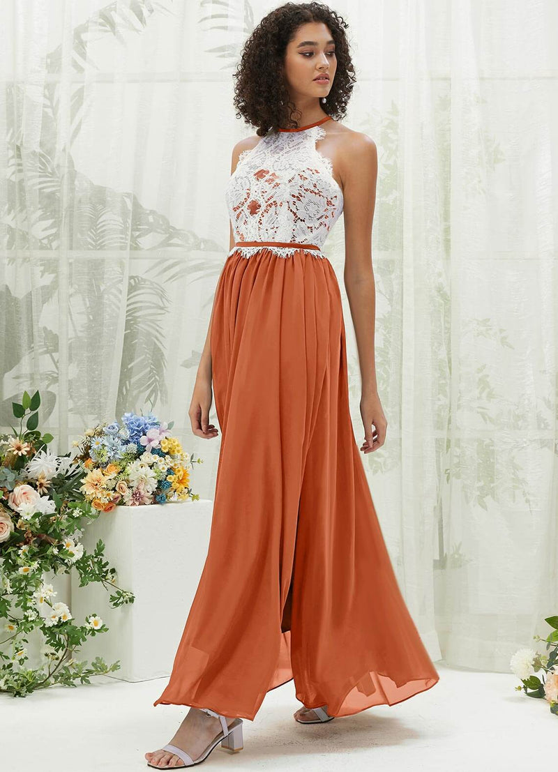 orange lace bridesmaid dresses Mother Of The Bride Dresses Burnt Orange A-Line Lace Sleeves V-Neck Lo