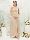 NZ Bridal Champagne Convertible Satin bridesmaid dresses BG30212 Mina c