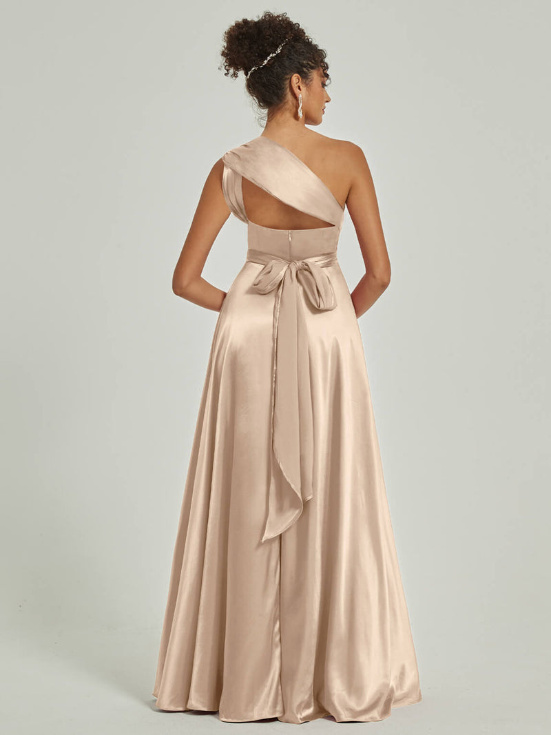 NZ Bridal Champagne Convertible Satin bridesmaid dresses JS30218 Winnie b