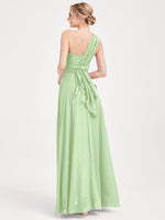 [Final Sale] Light Green Convertible Chiffon Bridesmaid Dress