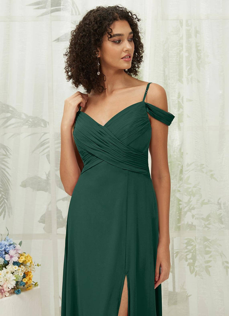 NZ Bridal Convertible Emerald Green Chiffon bridesmaid dresses TC30219 Celia d