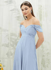 NZ Bridal Cornflower Blue Convetible Chiffon Bridesmaid Dress BG30217 Spence c