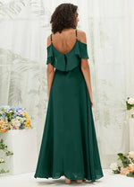 NZ Bridal Emerald Green Sweetheart Chiffon A Line bridesmaid dresses AM31003 Fiena b