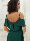 NZ Bridal Emerald Green Sweetheart Chiffon A Line bridesmaid dresses AM31003 Fiena c