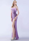 NZ Bridal Lavender Mermaid Slit Maxi Sequin Prom Dress 31365 Sadie d