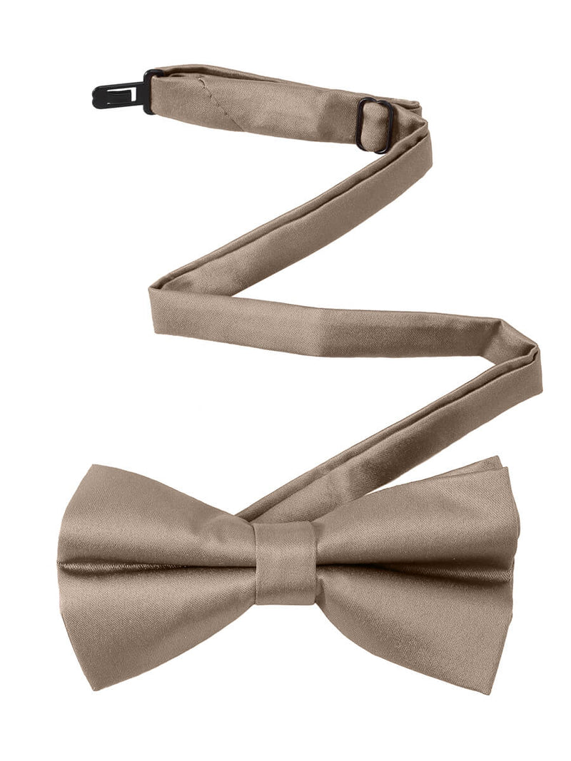 NZ Bridal Neckties Men Bow Tie Adult AC082801M Taupe b