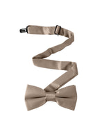 NZ Bridal Neckties Men Bow Tie Kids AC082801M Taupe b