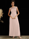 NZ Bridal Pearl Pink Chiffon Lace bridesmaid dresses 09996ep Ryan a