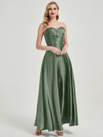 NZ Bridal Satin bridesmaid dresses 587XC Lillie Eucalyptus a