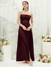 NZ Bridal Satin bridesmaid dresses BG30212 Mina Cabernet c