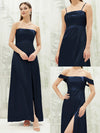 NZ Bridal Satin bridesmaid dresses BG30212 Mina Dark Navy g1