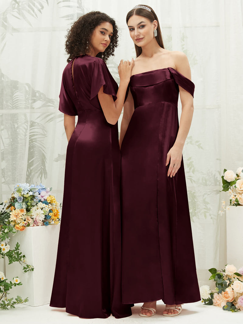 cabernet satin bridesmaid dresses Cabernet Bridesmaid Dresses: Buy Women's Dresses Online at STACEES