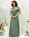 NZ Bridal Satin bridesmaid dresses BG30301 Jesse Eucalyptus d