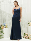 NZ Bridal Satin bridesmaid dresses CA221470 Rory Dark Navy d