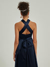 NZ Bridal Satin bridesmaid dresses JS30218 Winnie Dark Navy detail2