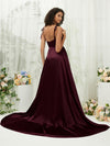 NZ Bridal Satin bridesmaid dresses XC30113 Juliet Cabernet b