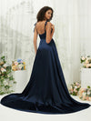 NZ Bridal Satin bridesmaid dresses XC30113 Juliet Dark Navy b