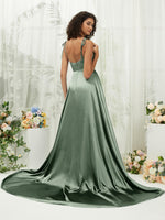 NZ Bridal Satin bridesmaid dresses XC30113 Juliet Eucalyptus b