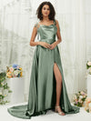 NZ Bridal Satin bridesmaid dresses XC30113 Juliet Eucalyptus c