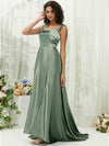 NZ Bridal Satin bridesmaid dresses XC30113 Juliet Eucalyptus d