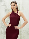 NZ Bridal Sheath Satin bridesmaid dresses EB30520 Emerson Burgundy d