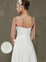 NZ Bridal Simple Diamond White bridal dresses HD1113 Freya detail1