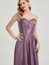 NZ Bridal Sweetheart Neck Wisteria Satin bridesmaid dresses 587XC Lillie detail1