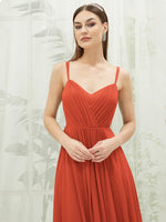 NZ Bridal Terracotta Chiffon Convertible Backless bridesmaid dresses 01692ES Aria detail1