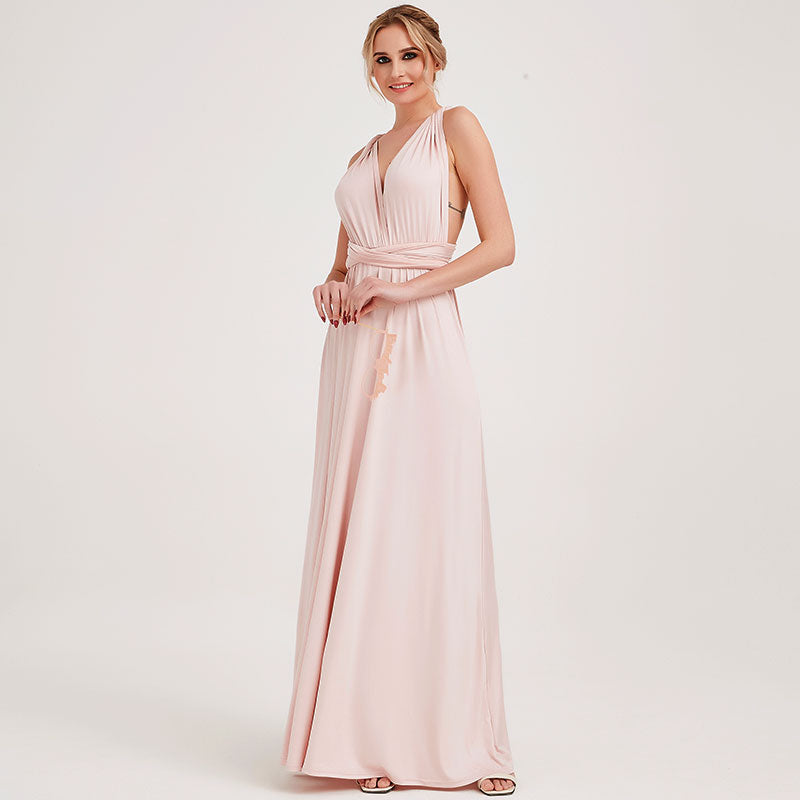 [Final Flaw Sale] Infinity Wrap Bridesmaid Dress Convertible Gown
