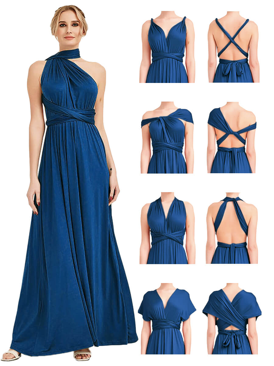 [Final Sale]Ink Blue Infinity Bridesmaid Dress - Lucia from  NZ Bridal