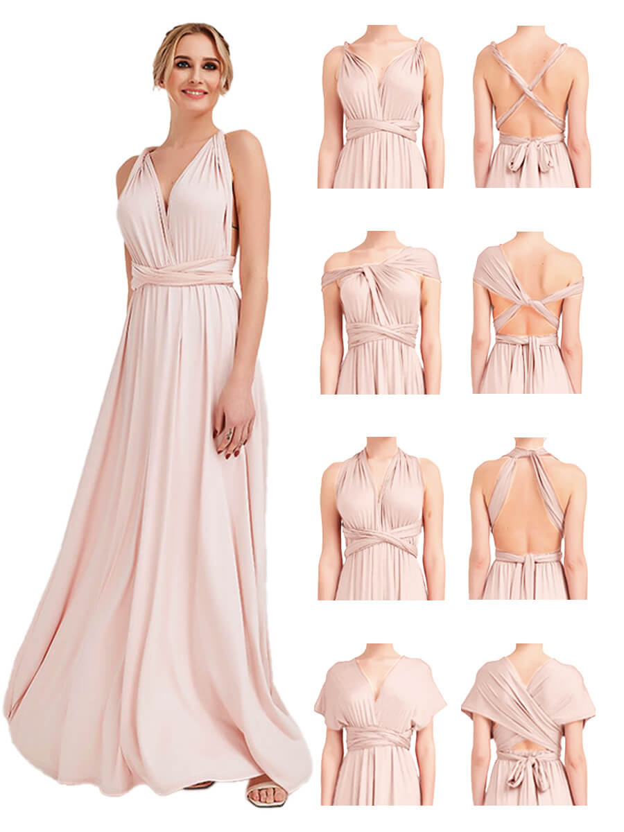 [Final Sale]Pale Rose Infinity Bridesmaid Dress - Lucia from NZ Bridal